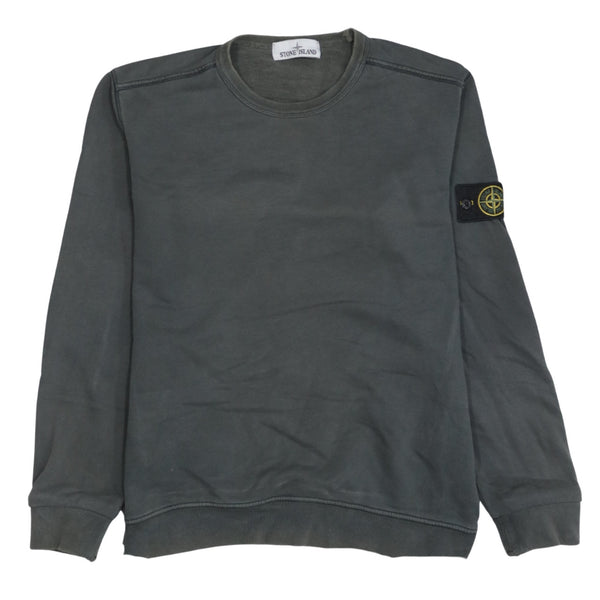 Stone Island 90's Lightweight Crew Neck Sweatshirt Medium Black