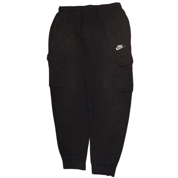 Nike 90's Swoosh Casual Joggers / Sweatpants Medium Black