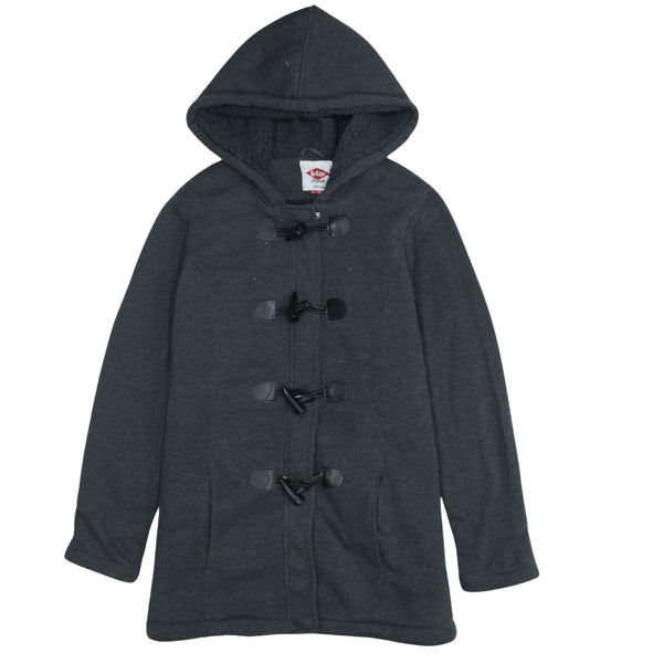 Lee Heavyweight Hoodie 90s Vintage Black Cotton Medium Sweatshirt