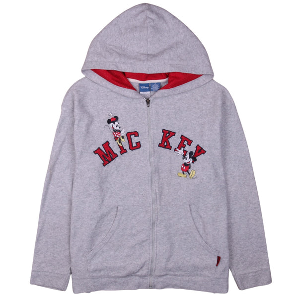 Diseny 90's Mickey Mouse Fleece Hoodie XXLarge (missing sizing label) Grey