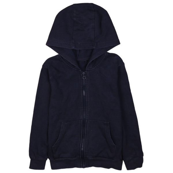 Active 90's Full Zip Up Hoodie XSmall (missing sizing label) Navy Blue