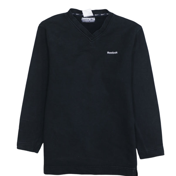 Reebok 90's Crew Neck Lightweight Sweatshirt Large Black