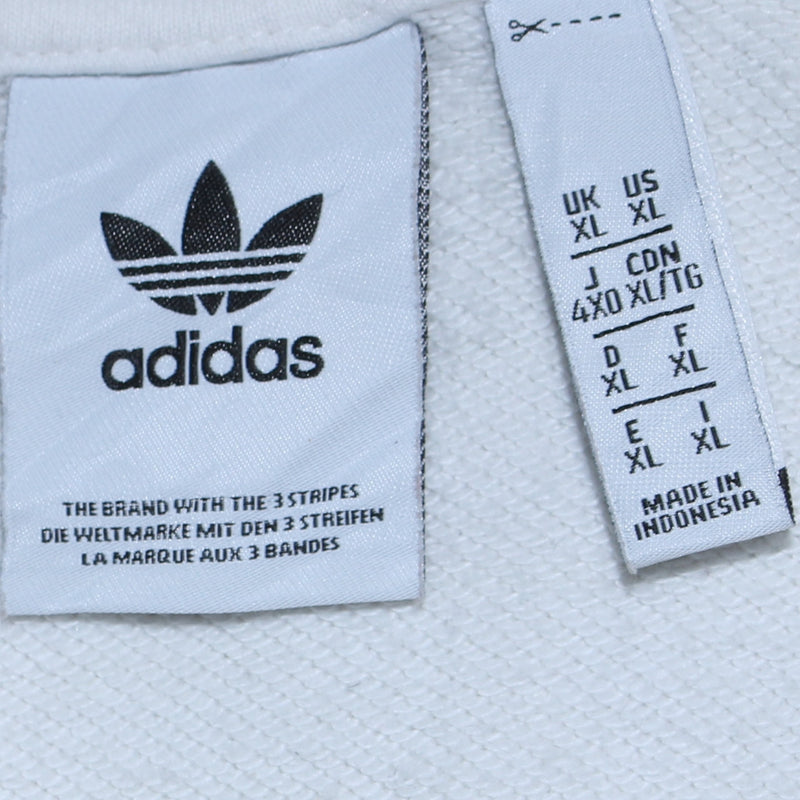 Adidas 90's Spellout Pullover Hoodie XLarge White