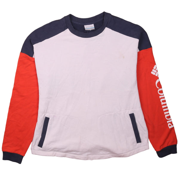 Columbia 90's Heavyweight Crew Neck Sweatshirt Medium Navy Blue