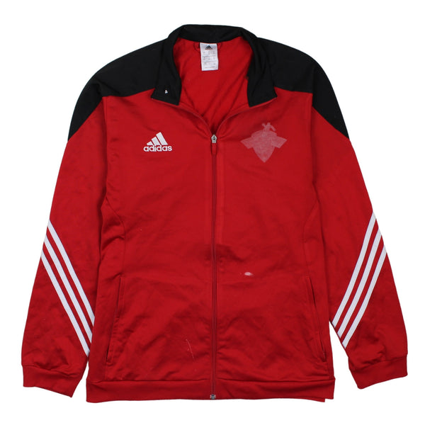 Adidas 90's Lightweight Full Zip Up Sweatshirt XLarge Red