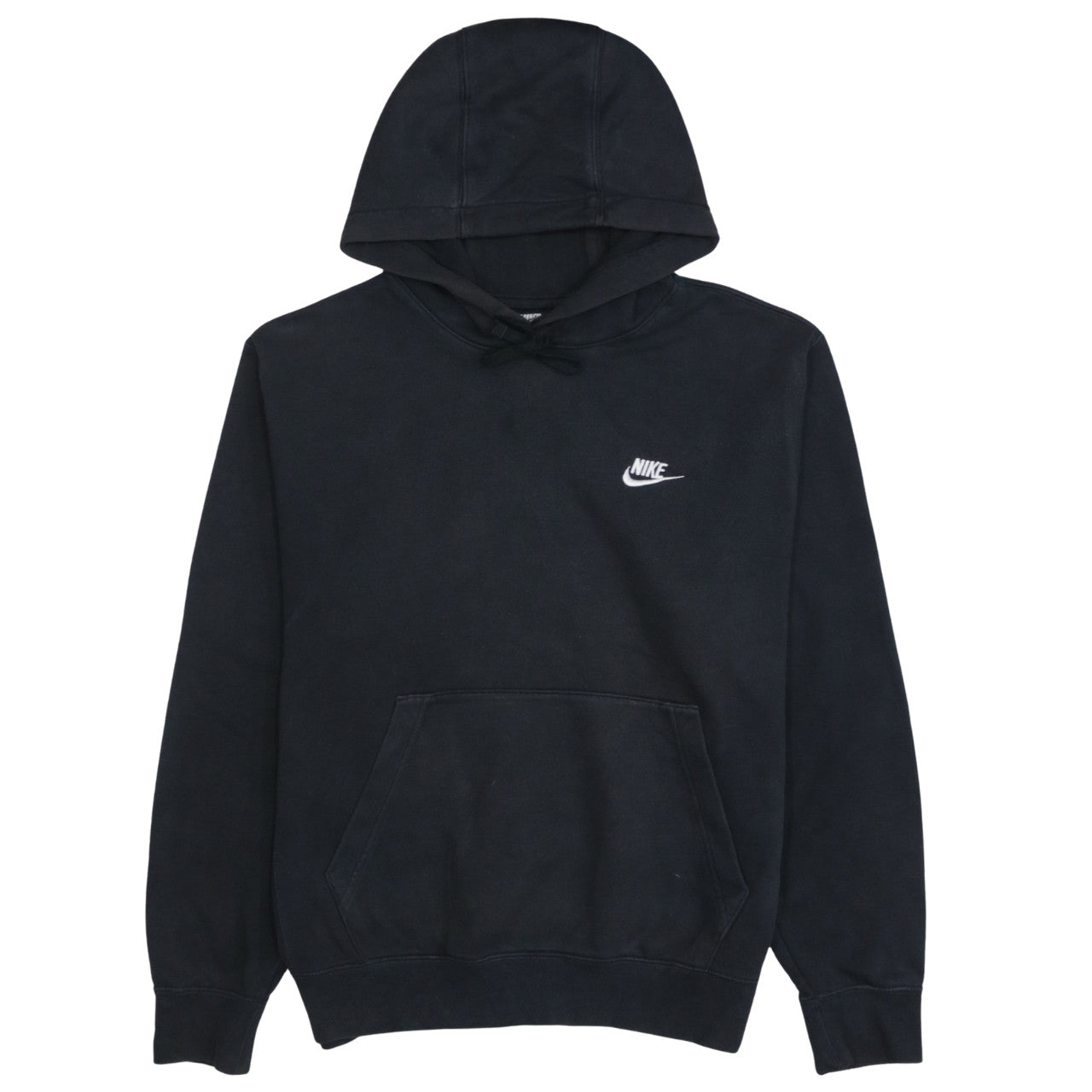 nike mini swoosh hoodie black