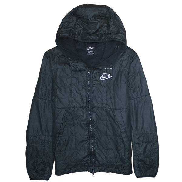 Nike 90's Swoosh Full Zip Up Windbreaker XSmall Black