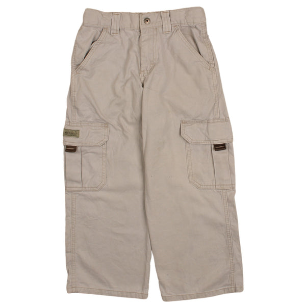 Wrangler 90's Cargo Pockets Trousers / Pants 26 Beige Cream