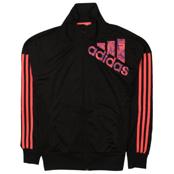 Adidas 90's Sportswear Full Zip Up Sweatshirt Large Black