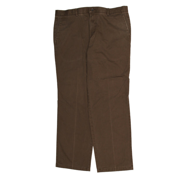 Dockers 90's Straight Leg Baggy Trousers / Pants 40 Brown