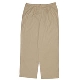 Tommy Hilfiger 90's Straight Leg Baggy Trousers / Pants 34 Beige Cream