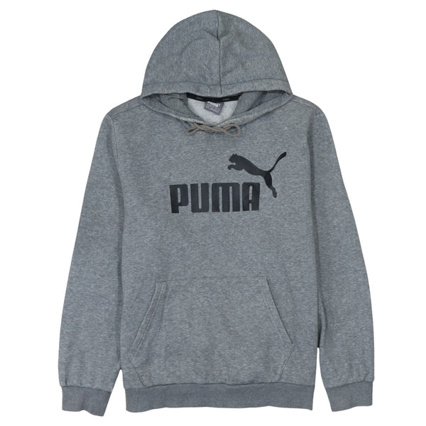 Puma 90's Spellout Pullover Hoodie Medium Grey