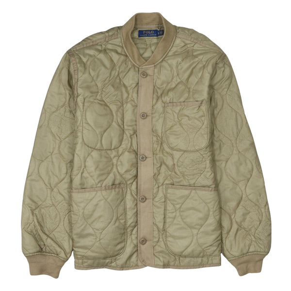 Polo Ralph Lauren 90's Lightweight Button Up Windbreaker XLarge Beige Cream