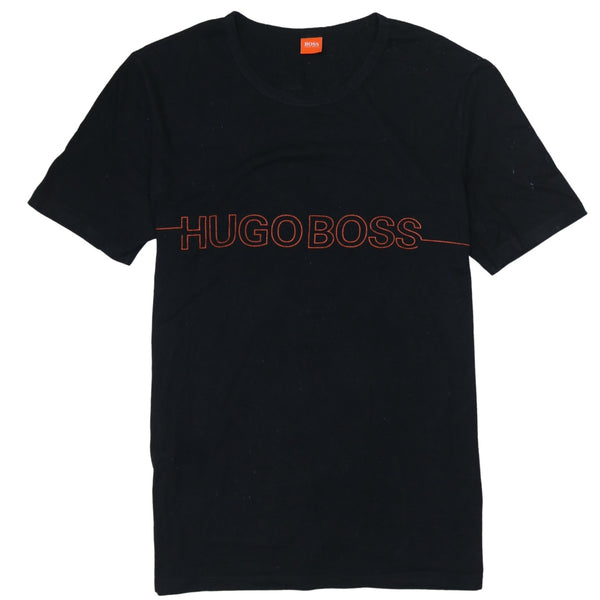HUGO BOSS 90's Spellout Short Sleeves T Shirt XXLarge (2XL) Black