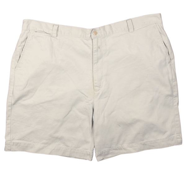 Polo Ralph Lauren 90 s Baggy Chino Shorts 42 Beige Cream Vintage Club UK