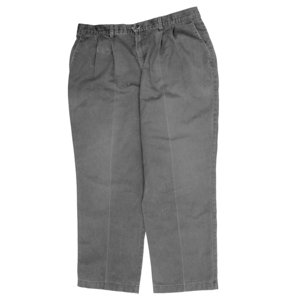 Dockers 90's Straight Leg Baggy Trousers / Pants 40 Grey