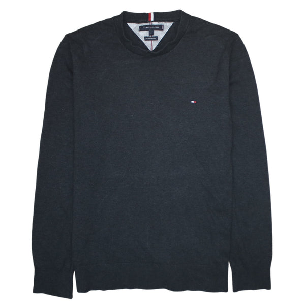 Tommy Hilfiger 90's Lightweight Crew Neck Sweatshirt Large Black