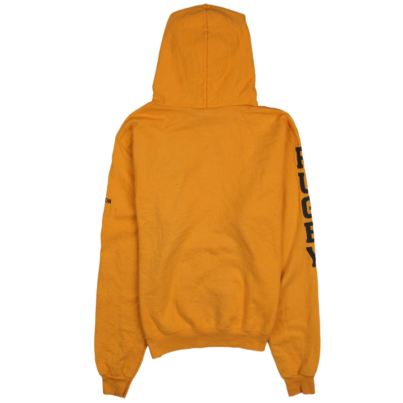 Champion 90's Pullover Hoodie Small Yellow