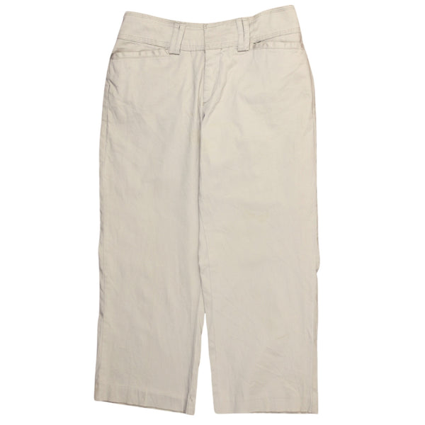 Lee 90's Straight Leg Baggy Trousers / Pants 28 Beige Cream