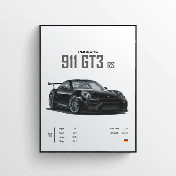 Porsche 911 GT3 Poster