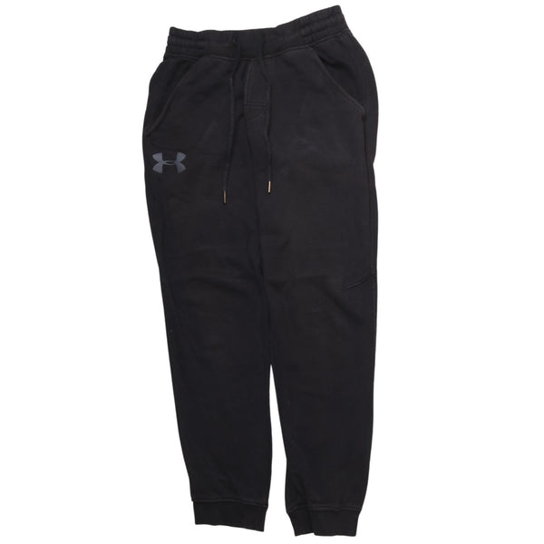 Under Armour 90's Elasticated Waistband Drawstrings Joggers / Sweatpants Small Black