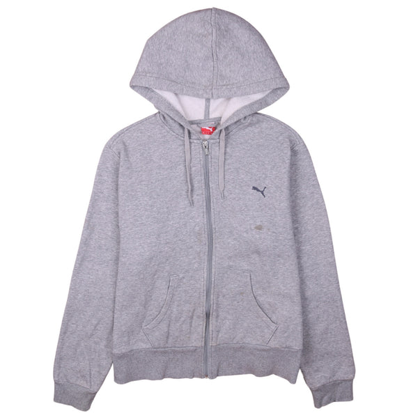 Puma 90's Full Zip Up Hoodie XXLarge (2XL) Grey