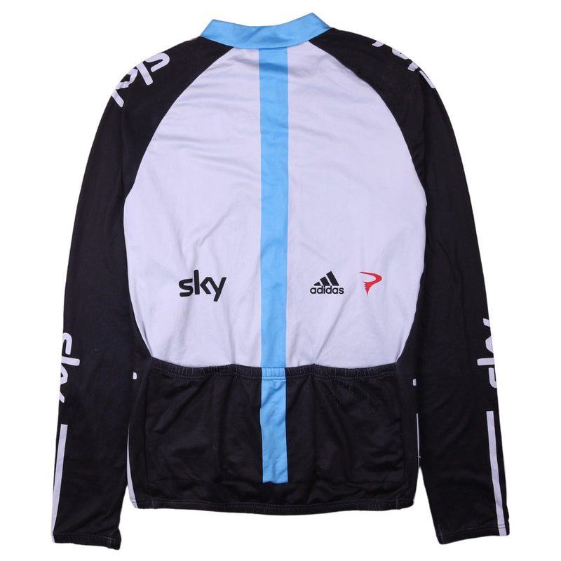 Sky 90's Pinarello Cycling Racing Full Zip Up Windbreaker XXLarge (2XL) Black