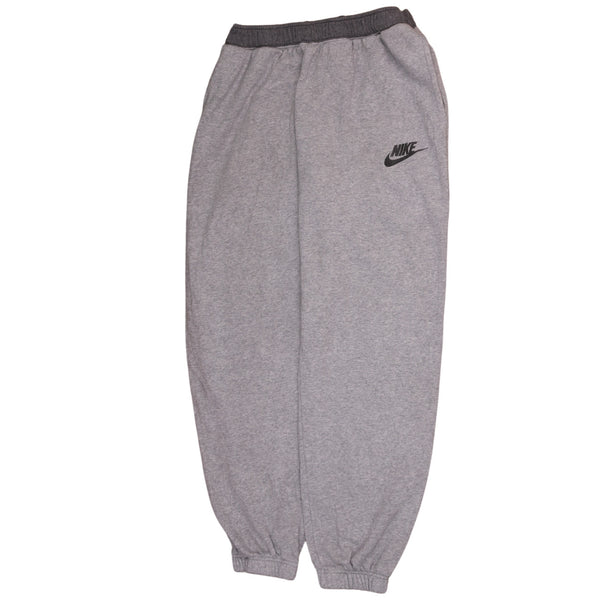 Nike 90's Swoosh Casual Joggers / Sweatpants Large Grey