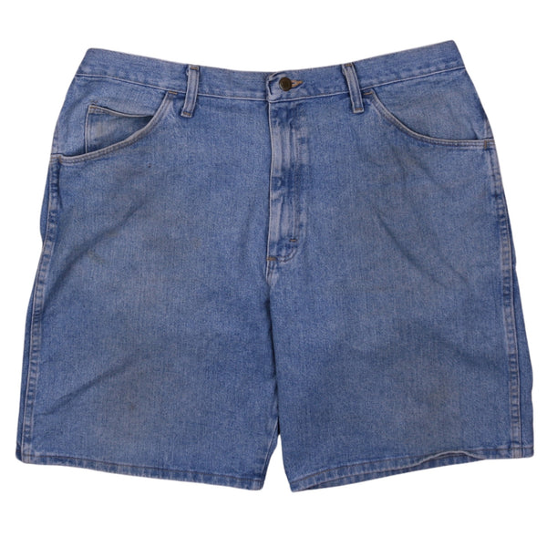 Wrangler 90's Baggy Denim Shorts 38 Blue