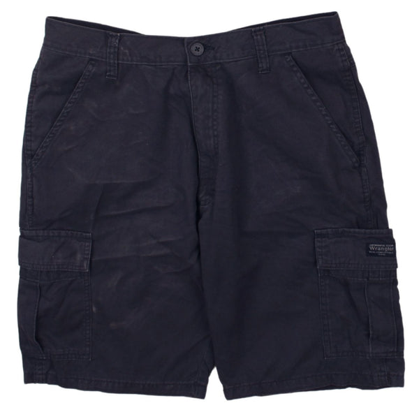 Wrangler 90's Cargo Pockets Shorts 32 Navy Blue