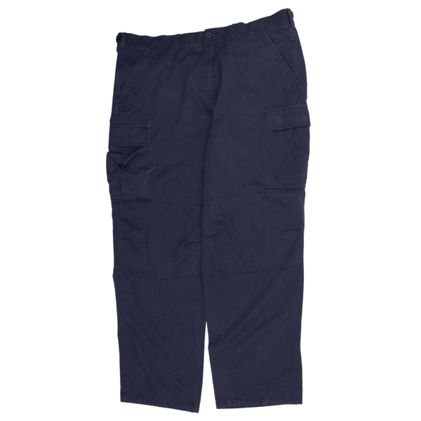 Wrangler 90's Cargo Pockets Trousers / Pants XLarge Navy Blue