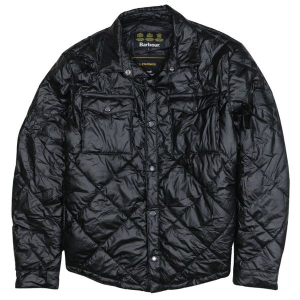 Barbour 90's Lightweight Button Up Windbreaker Large Black