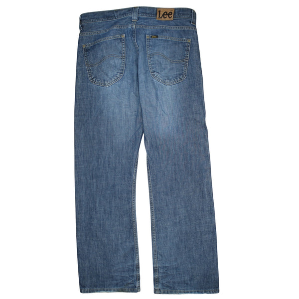 Lee 90's Lightwash Straight Leg Baggy Jeans / Pants 34 Blue