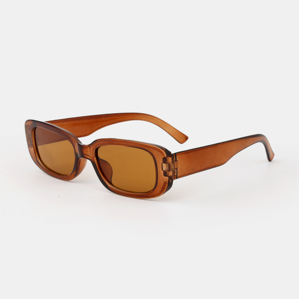 Brown Transparent Sunglasses