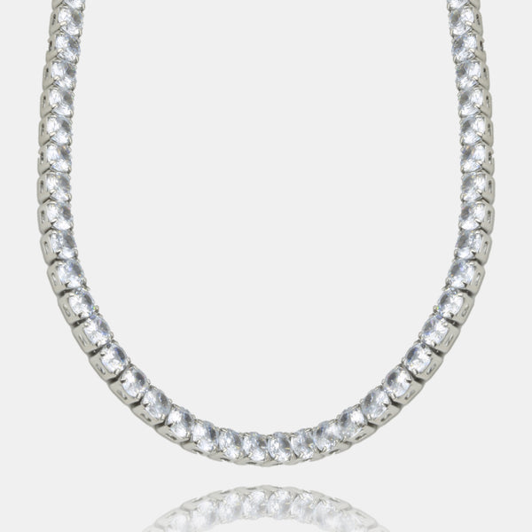 Silver Thick Necklace