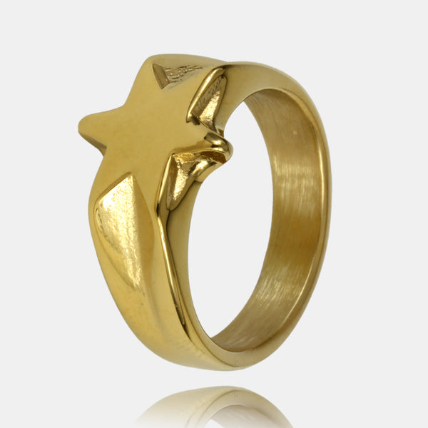 Gold Star Ring