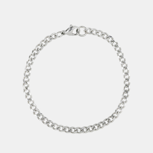 Antique Sterling Silver Chain Bracelet