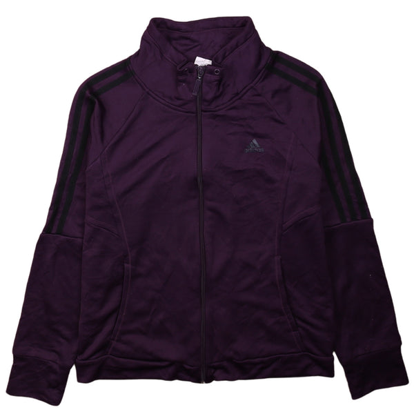 Adidas 90's Full Zip Up Sweatshirt Medium Purple