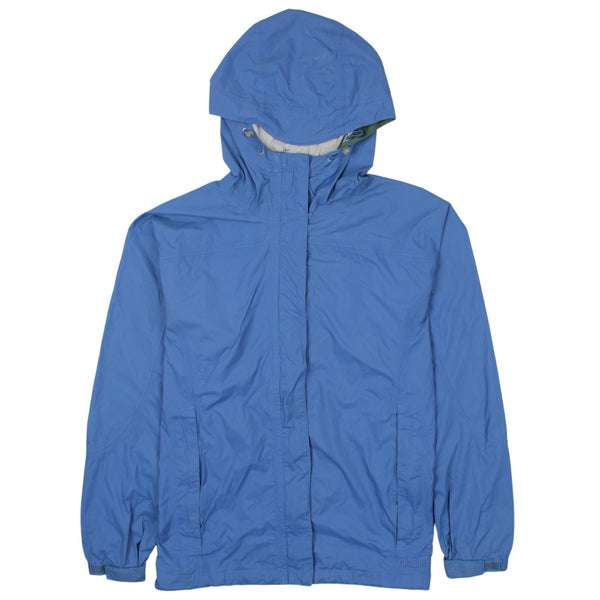 L.L.Bean 90's Hooded Waterproof Windbreaker Large Blue