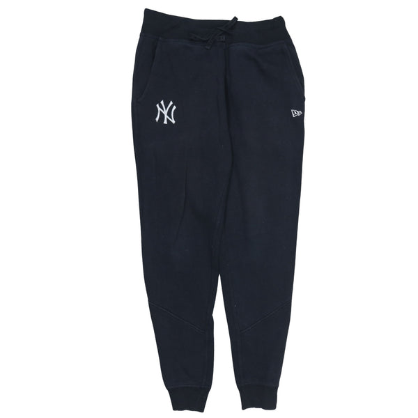 Genuine Navy Joggers Men’s Small Embroidered NY Logo Cuffed Fleece Sweatpants