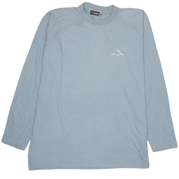 Kappa 90's Lightweight Crew Neck Sweatshirt XLarge Grey