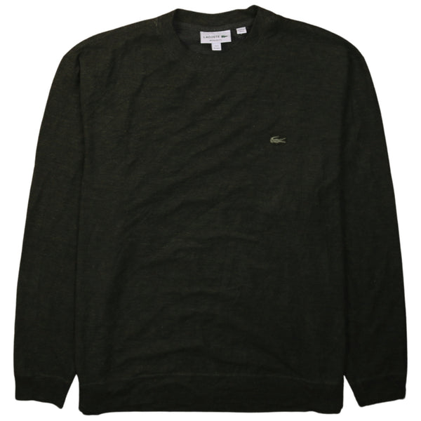 Lacoste 90's Heavyweight Crew Neck Sweatshirt XXXXLarge (4XL) Black