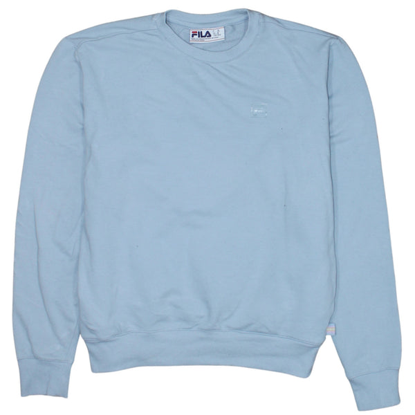 Fila 90's Lightweight Crew Neck Sweatshirt Medium Blue
