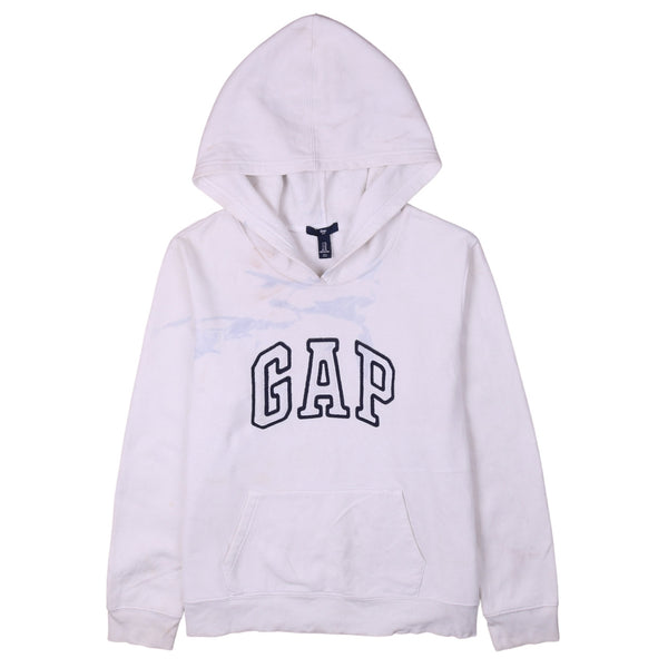 Gap 90's Pullover Spellout Hoodie XLarge White