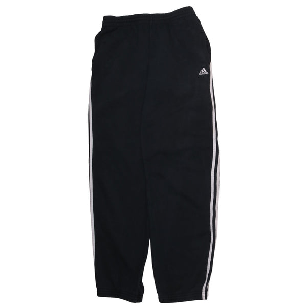 Adidas 90's Elasticated Waistband Drawstrings Joggers / Sweatpants Large Black