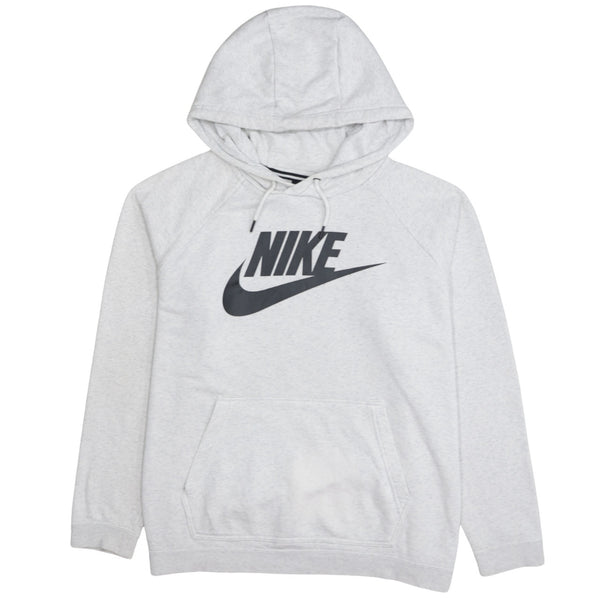 Nike 90's Center Middle Swoosh Pullover Hoodie XLarge White