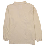 Gap 90's Sportswear Quater Button Sweatshirt Large Beige Cream