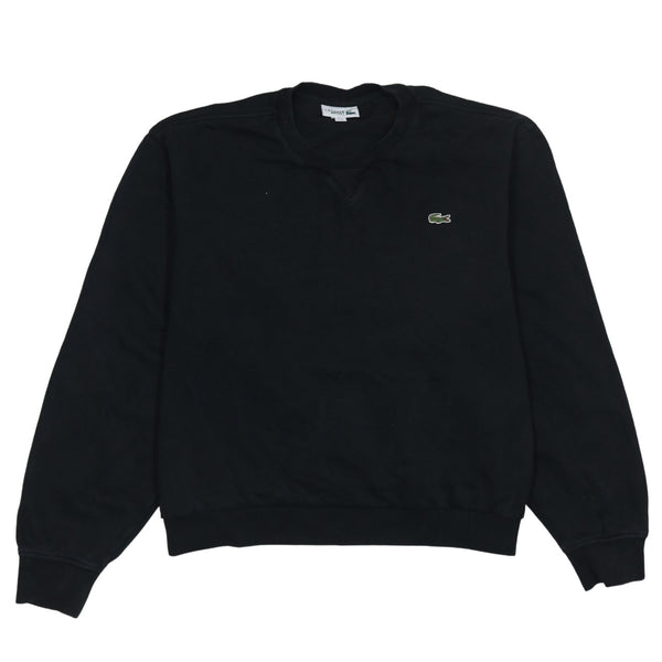 Lacoste 90's Lightweight Crew Neck Sweatshirt XXLarge (2XL) Black