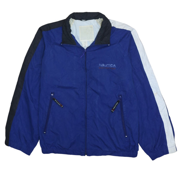 Nautica 90s Vintage Lightweight Blue Windbreaker XL Mens
