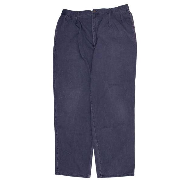 Polo Ralph Lauren 90's Straight Leg Baggy Trousers / Pants 36 Blue